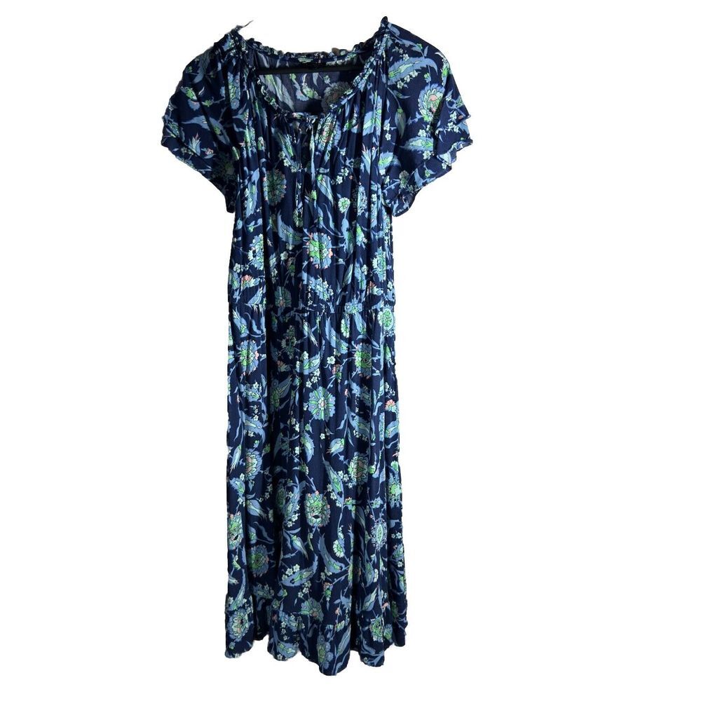 Talbots Women's Dress Size 10 Sweet Garden Popover Fairy Whimsical Office‎